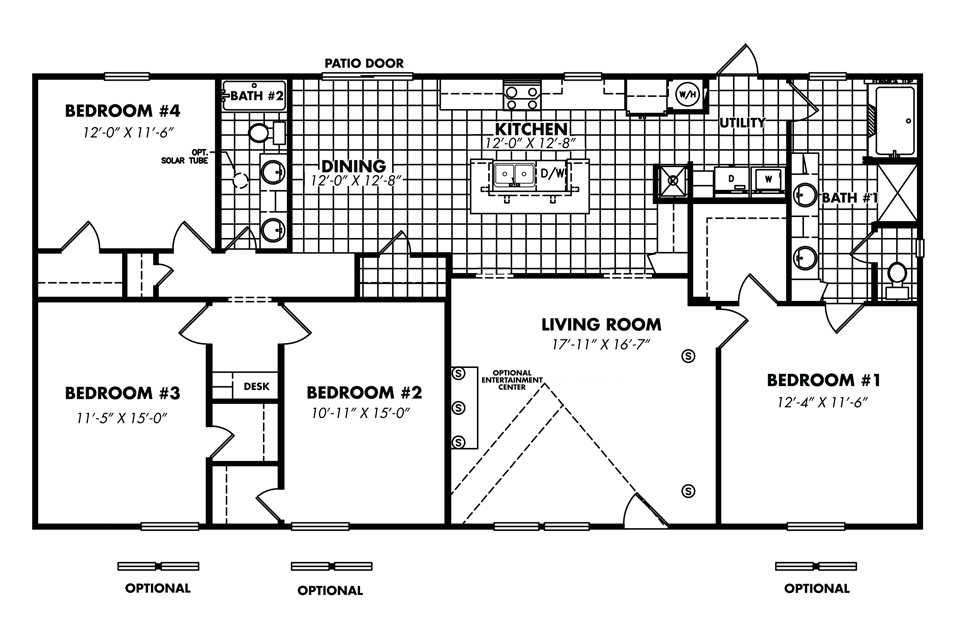 Legacy Housing Double Wides - Floor Plans