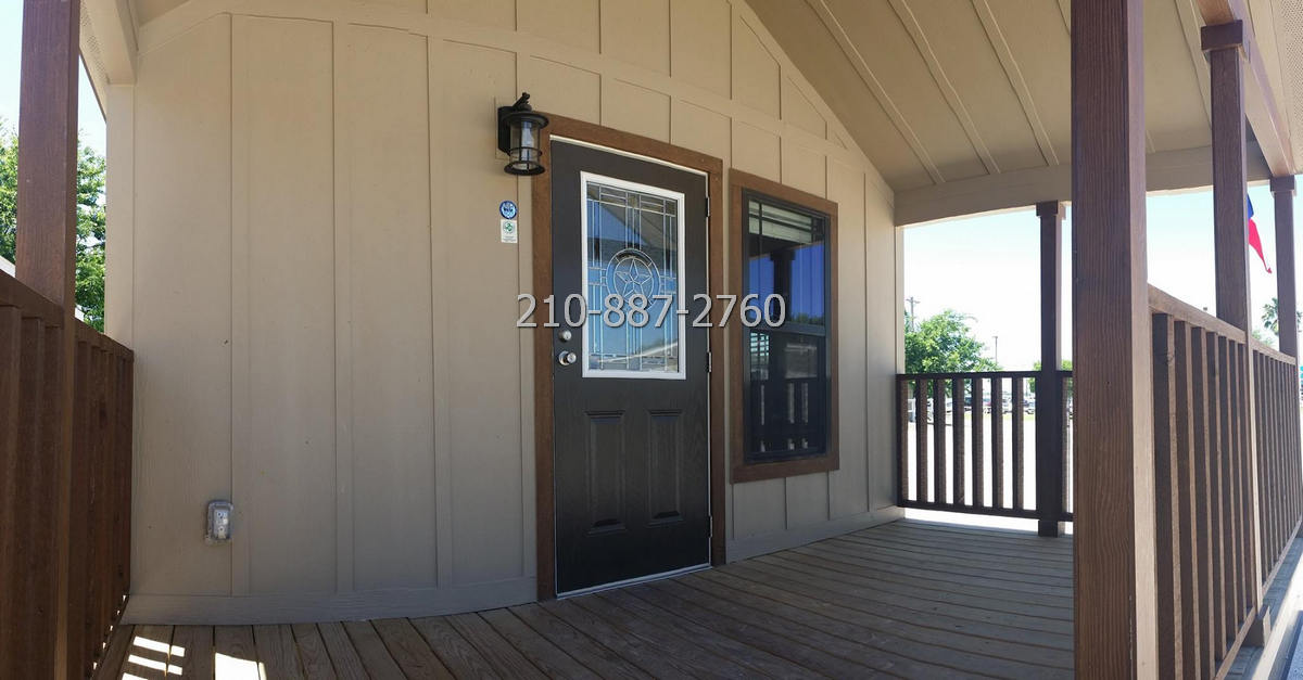 1 bedroom porch model cabin with loft-20