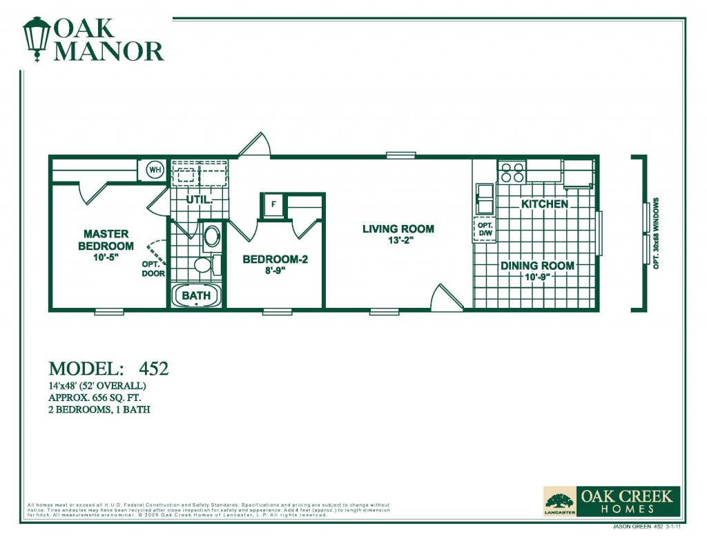 0001-0002-452 CALL 210-887-2760 oak creek mobile homes