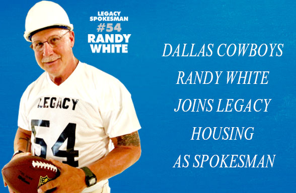 Randy White Joins Legacy Housing as Spokesman