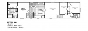 oak creek floor plans san antonio manufactured homes model-394-18x76-3bedroom-2bath-oak-creek-mobile-home