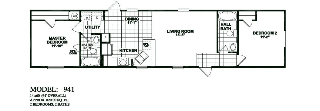 16x80 Single Wide Mobile Home Plans 16x80 Home Remodeling