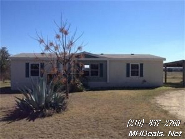 3 bed 2 bath Used Doublewide Home and land- Bertram, Texas