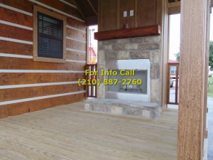 Rustic Hill Country Small Cabin with Fireplace