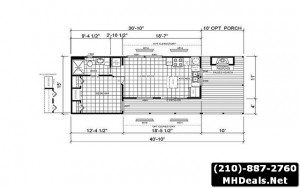 1 bed 1 bath New Park model 523