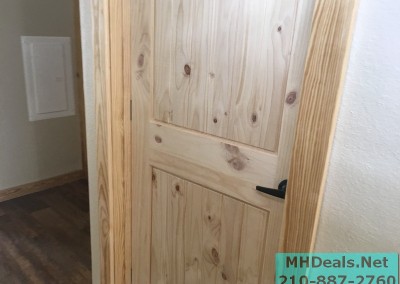2 bedroom 1 bath cedar sided porch cabin closet door