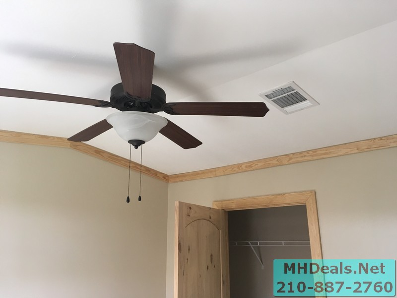 2 bedroom 1 bath cedar sided porch cabin ceiling fan