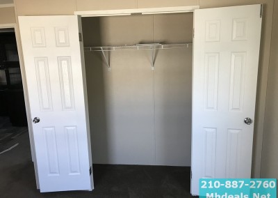 Double door closet