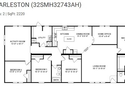 floorplan - Bedroom 4 with Activity Room