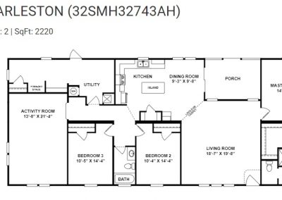 floorplan -Extended Utility with porch option