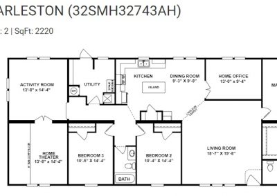 floorplan - Home Theater with Activity Room