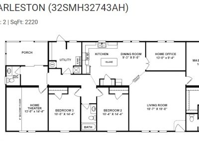 floorplan - Home Theater with Porch