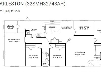 floorplan -Utility with Hobby Room and office option