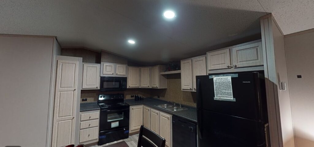 kitchen single wide manufactured home